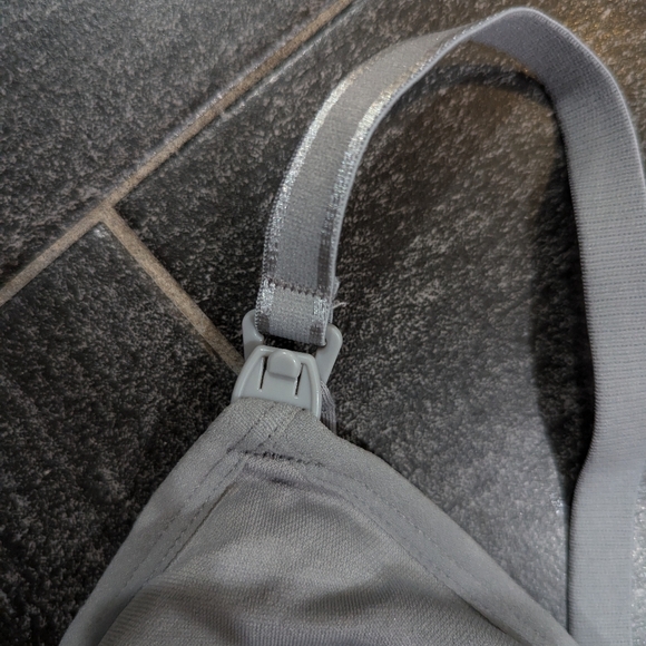 Nursing Gown Grey and Pink from Motherhood Maternity XL - Picture 5 of 5